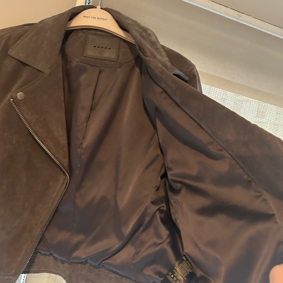Blank Nyc Moto Jacket in Grey suede size Large - Picture 6 of 10